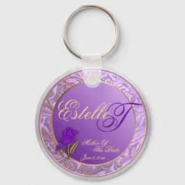 Llavero Personalizado Madre de Novia Sombras de Lavanda Ke