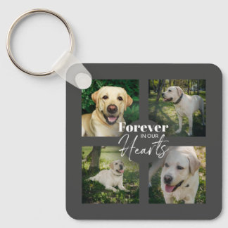 Llavero Personalizado Mascota 5 Collage de fotos Memorial 