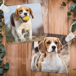 Llavero Personalizado Mascota de doble cara 2 amante de la