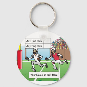Llavero Personalizado masculino del jugador de fútbol por
