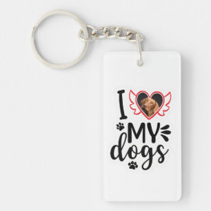 Llavero Personalizado Me Encanta La Foto De Mi Perro
