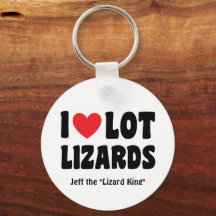 Personalizado, Me Encanta Lot Lizards Funny