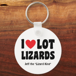 Llavero Personalizado, Me Encanta Lot Lizards Funny