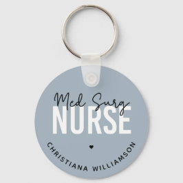 Llavero Personalizado Med Surg Nurse | Enfermero médico-qu