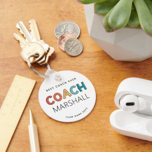 Llavero Personalizado mejor entrenador de todos los tiempo