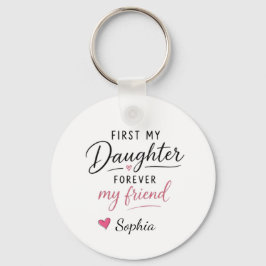 Llavero Personalizado Mi Hija Por Siempre Mi Amiga