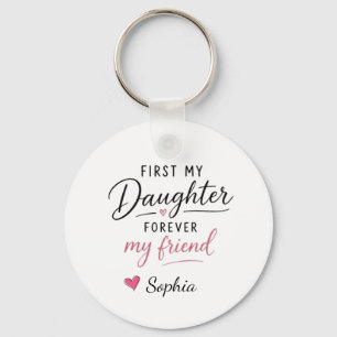 Llavero Personalizado Mi Hija Por Siempre Mi Amiga