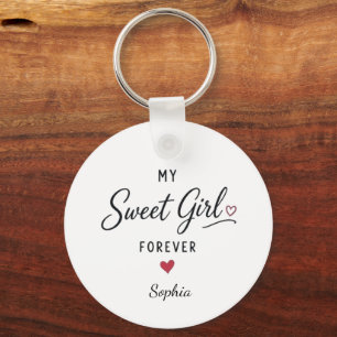Llavero Personalizado Mi Niña Dulce Por Siempre