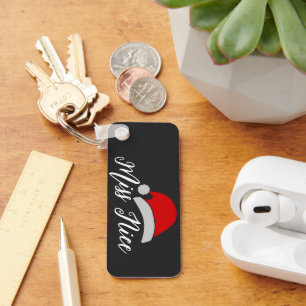 Llavero Personalizado Miss Nice Navidad Keychain, personal