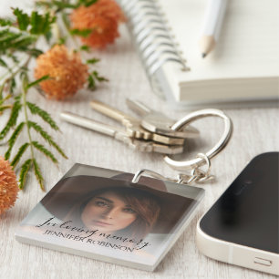 Llavero Personalizado moderno en memoria Memorial