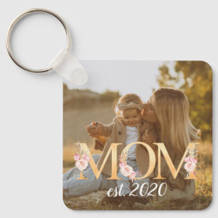 Llavero Personalizado Mom Photo Keychain