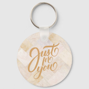 Llavero Personalizado Monograma Resumen moderno Arena eleg