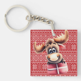 Llavero Personalizado Moose con regalo de Navidades