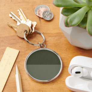 Llavero Personalizado Moss Green Split Keychain