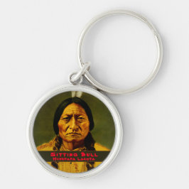 Llavero Personalizado Nativo Indio Jefe Sentado Bull  