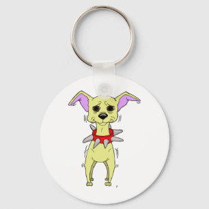 Llavero Personalizado Nervioso de Chihuahua