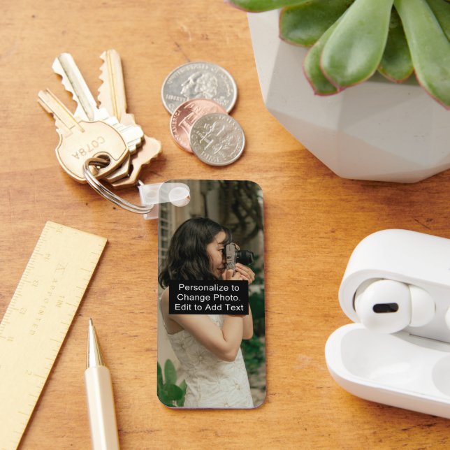 Llavero Personalizado Nombre del arte fotográfico Monogram (Escritorio )