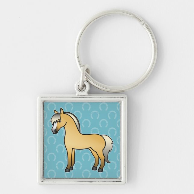 Llavero Personalizado Noruego Fjord Horse (Frente)