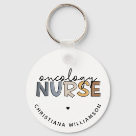Llavero Personalizado Oncología Enfermera Oncología RN Reg