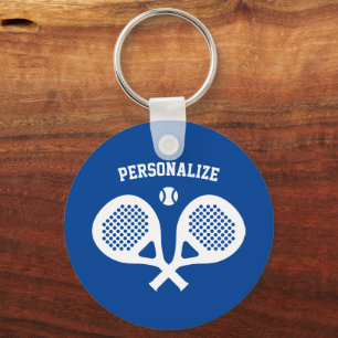 Llavero Personalizado padel tenis raqueta de deporte caden
