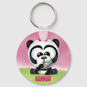 Llavero personalizado panda linda