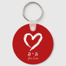 Llavero personalizado para San Valentín para parej