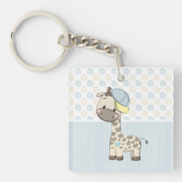 Llavero Personalizado Personalizado Baby Boy Giraffe Keych