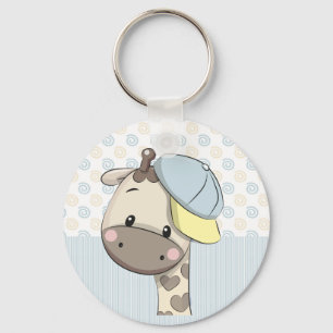 Llavero Personalizado Personalizado Baby Boy Giraffe Keych