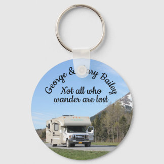Llavero Personalizado Personalizado Camper RV Keychain Tu