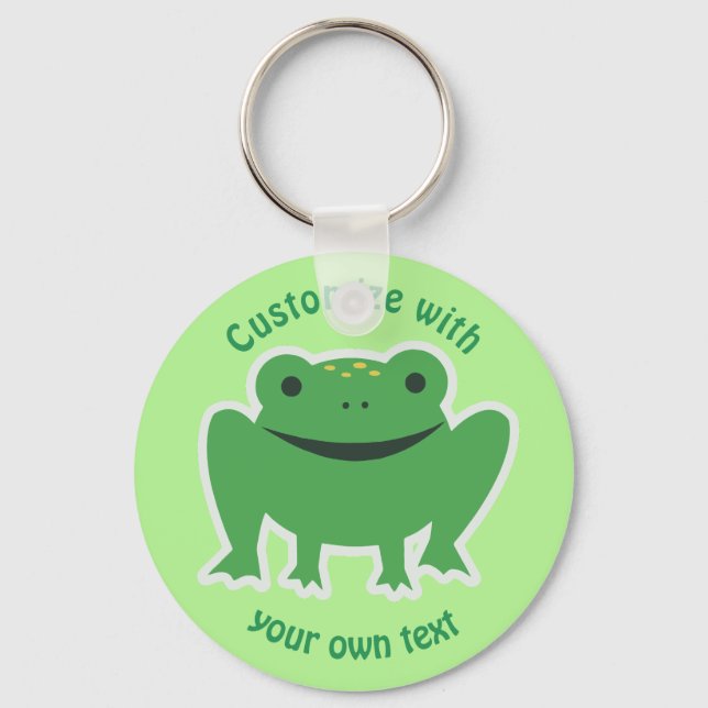 Llavero Personalizado personalizado Frog (Anverso)