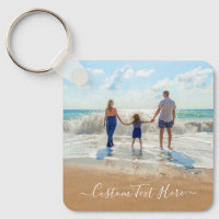 Personalizado Photo Keychain entrega tus fotos y t