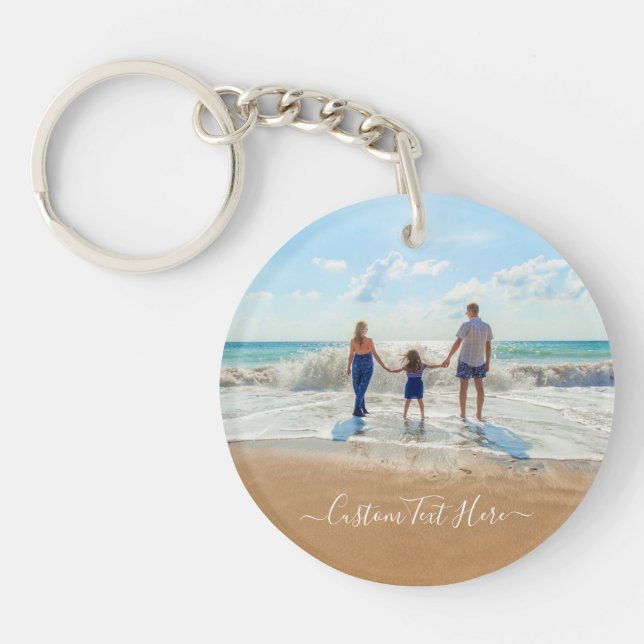 Llavero Personalizado Photo Keychain entrega tus fotos y t (Frente)