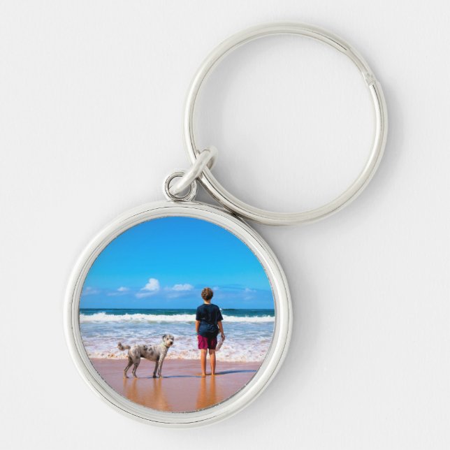 Llavero Personalizado Photo Keychain: Tus fotos con Mascot (Frente)