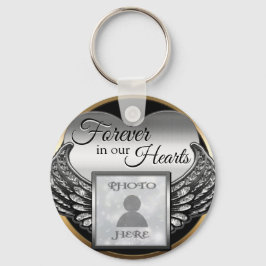 Llavero Personalizado Photo Memorial Heart Keychain
