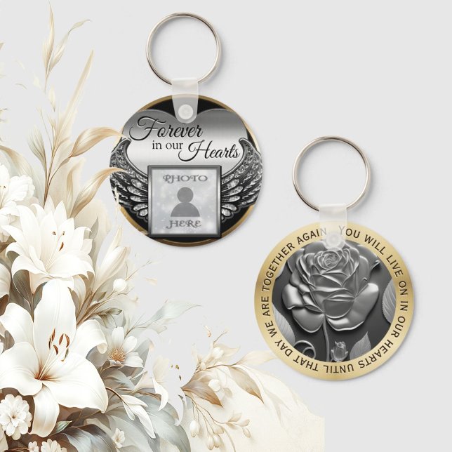 Llavero Personalizado Photo Memorial Heart Keychain (Subido por el creador)
