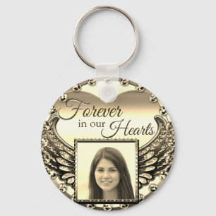 Llavero Personalizado Photo Memorial Heart Keychain