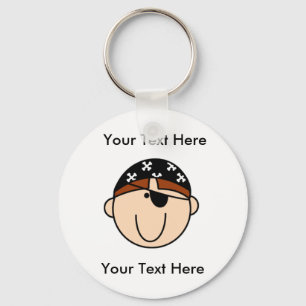 Llavero Personalizado Pirate Red Keychain