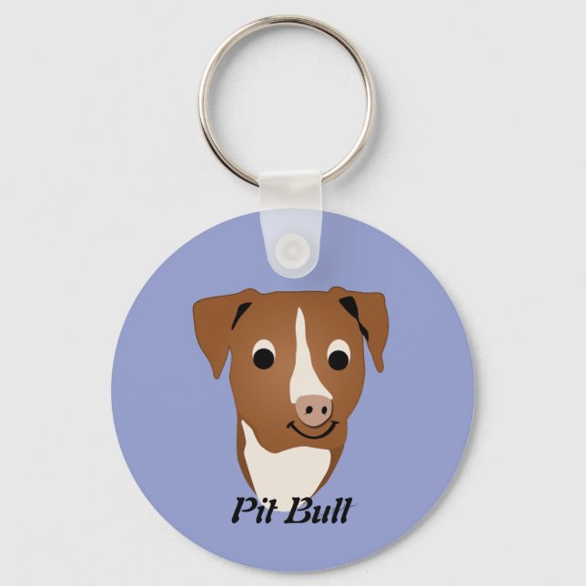 Llavero Personalizado Pit Bull (Anverso)