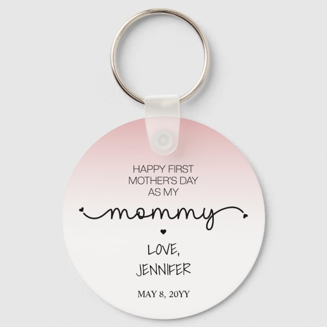 Llavero Personalizado Primer Día de la Madre Nuevos regalo (Anverso)