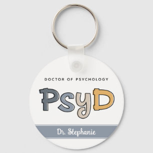 Llavero Personalizado PsyD Médica de Psicóloga