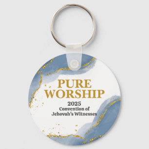 Llavero Personalizado Pure Worship 2025 Convención JW Rega