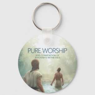 Llavero Personalizado Pure Worship 2025 Convención JW Rega