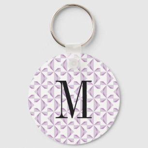 Llavero Personalizado Púrpura Inicial PinUCES