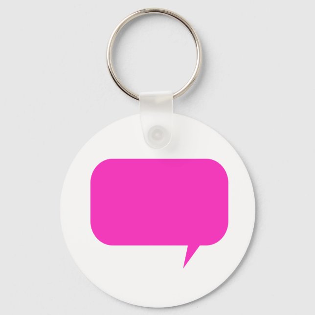 Llavero Personalizado Quotebox Rosa (Anverso)