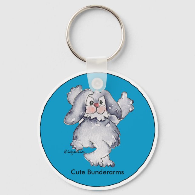 Llavero Personalizado Rabbit Cute Keychain Personalizado (Anverso)