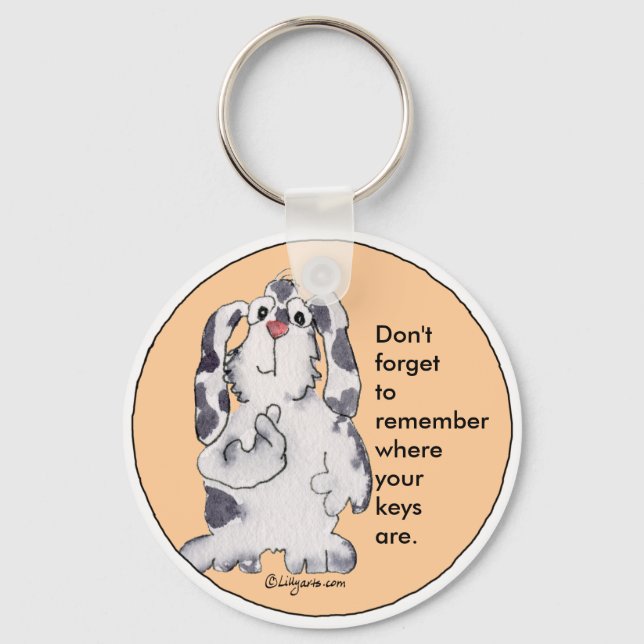 Llavero Personalizado Rabbit Cute Keychain Personalizado (Anverso)