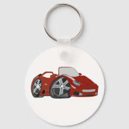 Llavero Personalizado Red Car Art