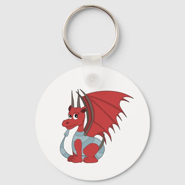 Llavero Personalizado Red Dragon (Anverso)