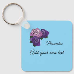 Llavero personalizado Rosa para bodas o Sweet 16