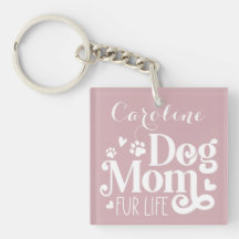 Personalizado rosado Rubor de Perro Mom